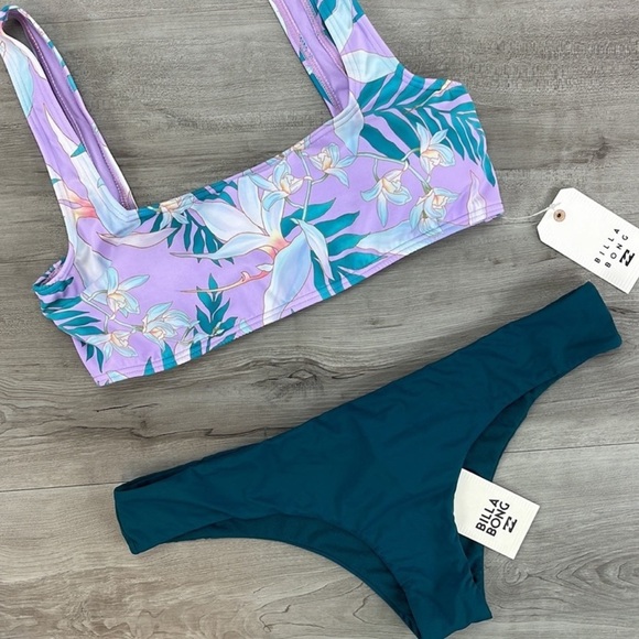 ☀️BILLABONG☀️ LOVE PALMS TANK SOL SEARCHER HWII LO BIKINI SET - Picture 6 of 15